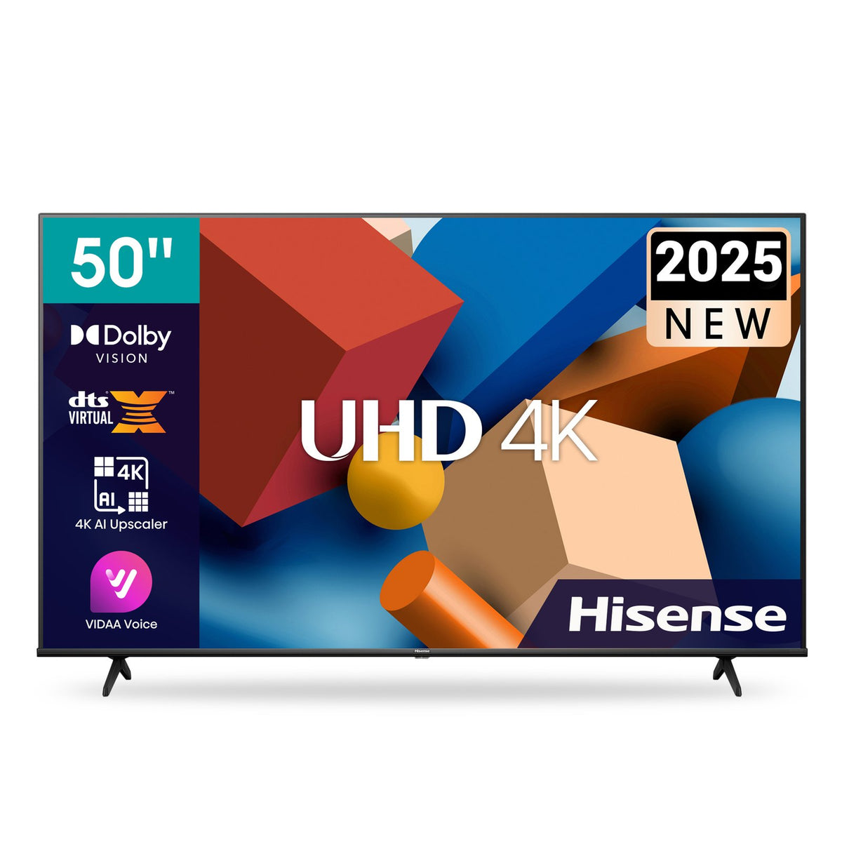 TV Hisense 50″ LED Smart Vidaa 4K 50A6N