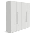Armadio 4 ante bianco 170x45x175 cm