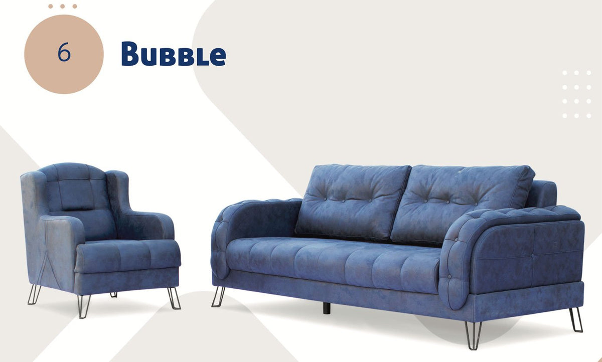Salotto Bubble 7 posti, colore a scelta