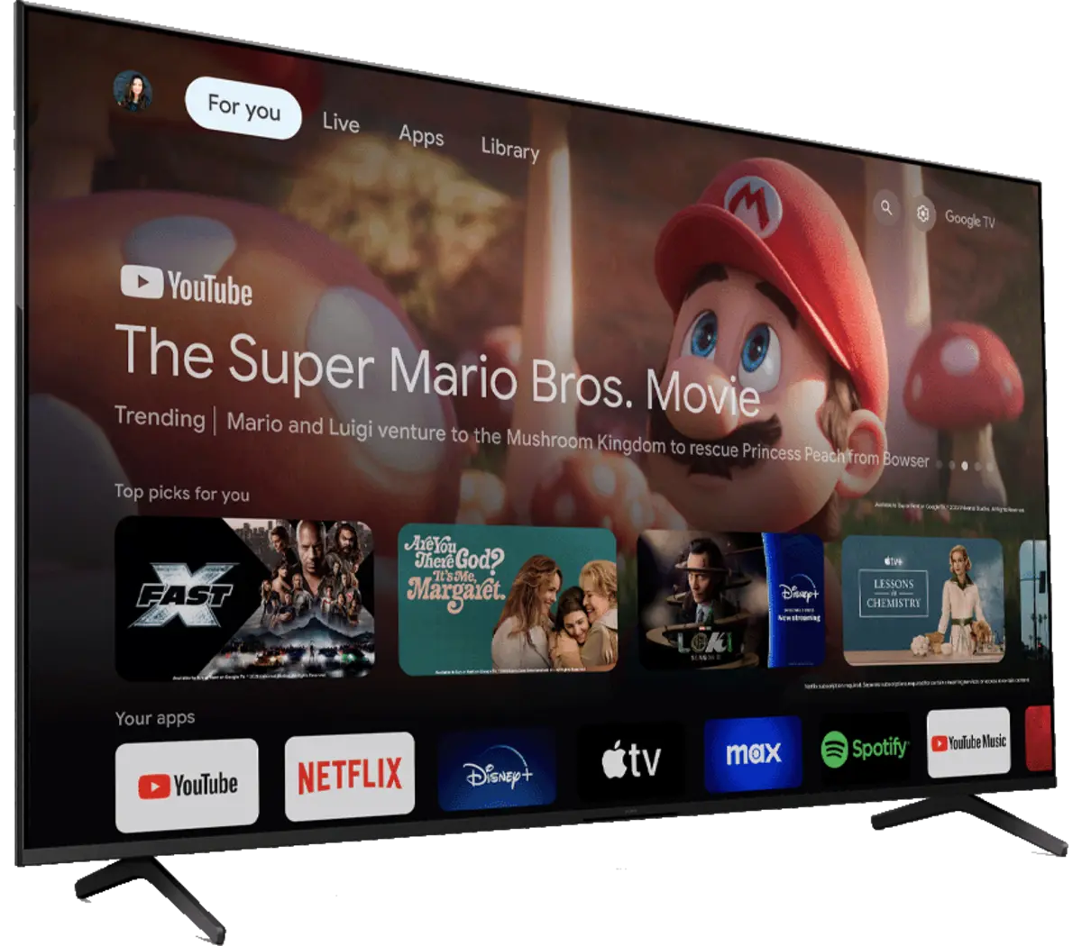 TV Sony 85″ Smart Google TV 4K K85S30