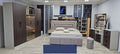 Camera da letto Anka 6 pezzi, armadio 6 ante, marrone/grigio