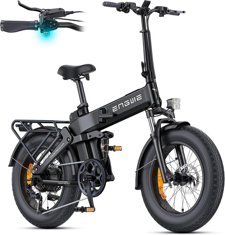 ENGWE Engine Pro 3.0 Boost – E-bike pieghevole fat (nero)