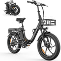 ALLGOBIKE – E-bike pieghevole fat 20″ con cestino