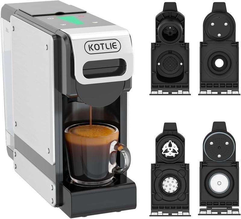 Kotlie Macchina caffè multicapsula con 4 adattatori