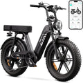 E-bike fat stile moto R7 con sella lunga e app