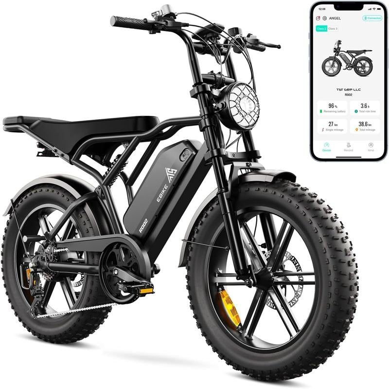 E-bike fat stile moto R002 con app