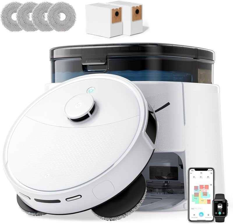Lefant M3 – Robot aspirapolvere lavapavimenti con stazione (bianco)