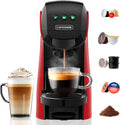 CAPXSNOB Macchina caffè multicapsula 4 in 1 (rossa)
