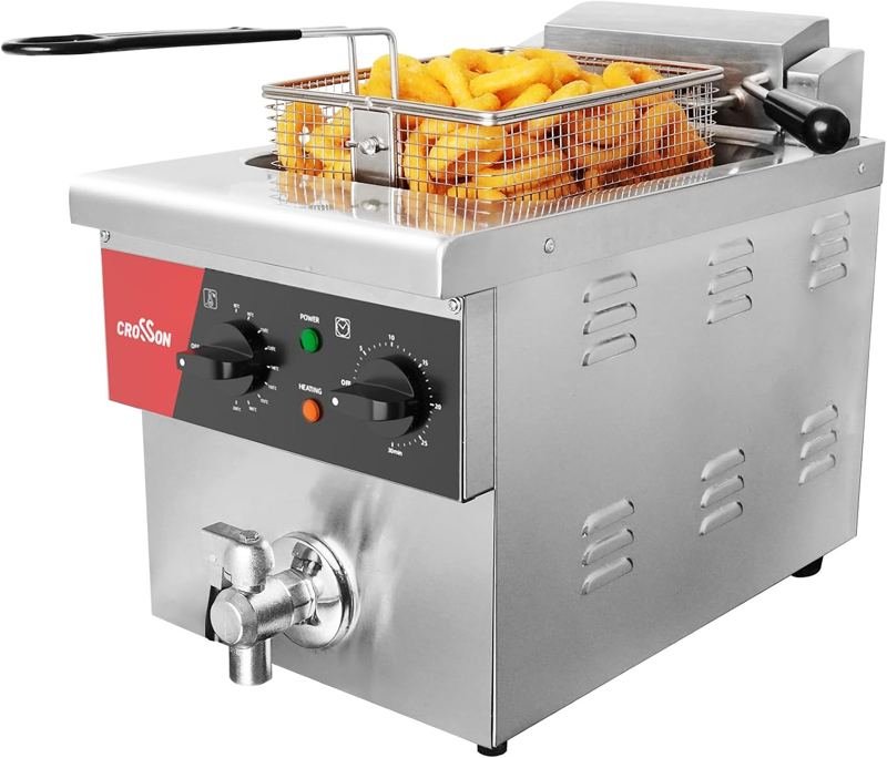 CROSSON Friggitrice elettrica professionale inox