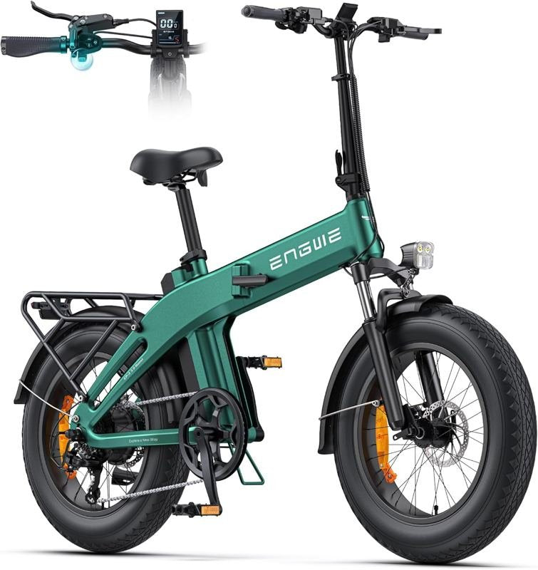 ENGWE EP-2 3.0 Boost – E-bike pieghevole fat (verde)