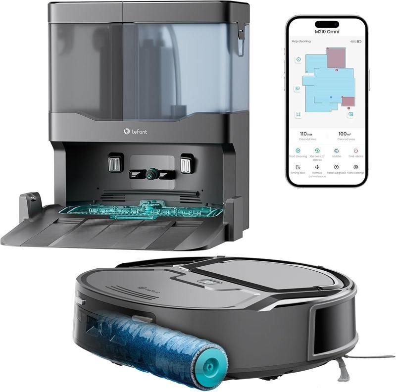 Lefant M210 Omni – Robot con mop a rullo e stazione