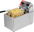 CROSSON – Friggitrice elettrica professionale inox (rubinetto)