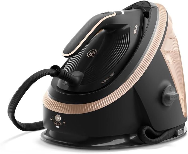 Philips PerfectCare 7000 – Ferro con caldaia (nero/oro rosa)