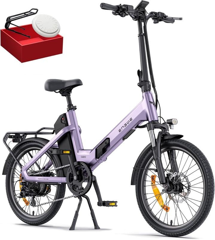 ENGWE O20 – E-bike pieghevole (lilla)