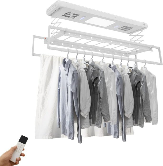 Stendibiancheria da soffitto elettrico con telecomando