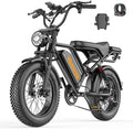 Bicicletta elettrica stile moto