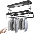 Stendibiancheria da soffitto elettrico nero