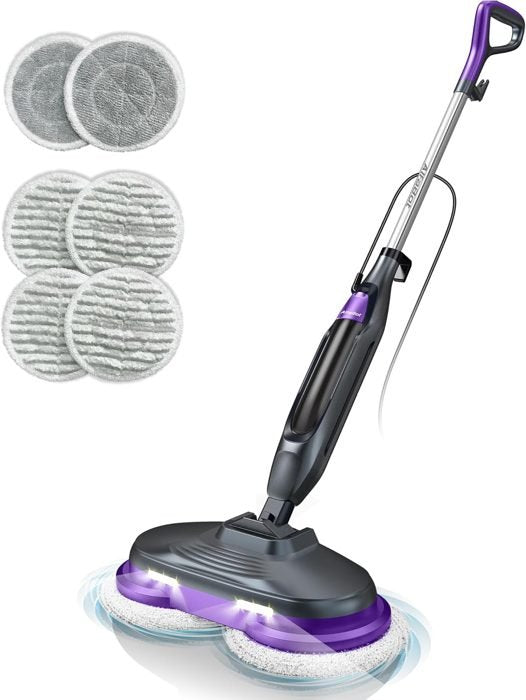 Scopa lavapavimenti rotativa elettrica