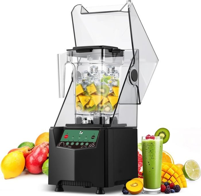 Blender professionale con cofano insonorizzante