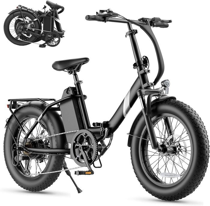 Bicicletta elettrica pieghevole fat bike