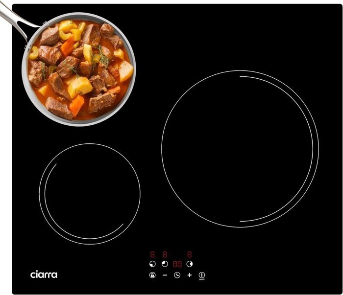 Ciarra Piano cottura a induzione 2 fuochi