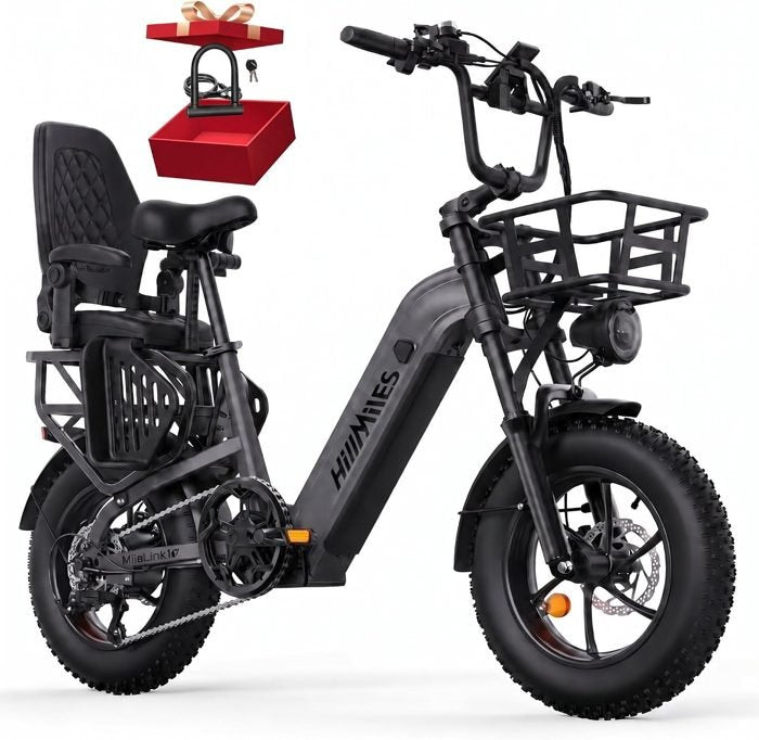 Bicicletta elettrica cargo familiare