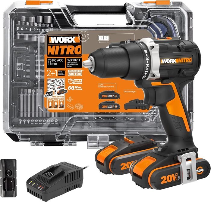 Worx Nitro Trapano kit