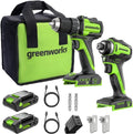 Greenworks Kit trapano + avvitatore