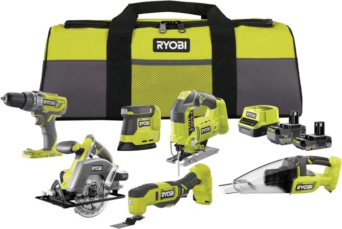 Ryobi Kit 6 utensili ONE+