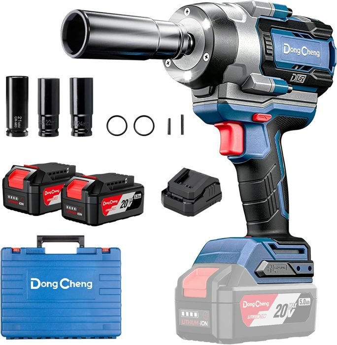 DongCheng Avvitatore a impulsi, 2 batterie