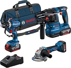 Bosch Kit 3 utensili 18V (2 batterie, variante)