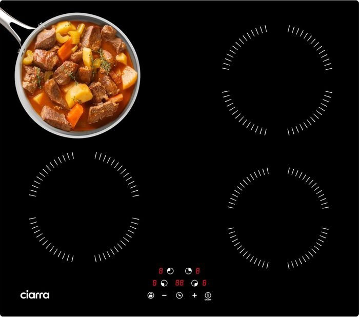 Ciarra Piano cottura a induzione 4 zone