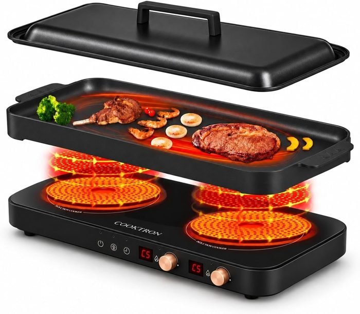 Cooktron Piano a induzione doppio + piastra