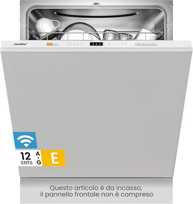 Comfee Lavastoviglie da incasso 12 coperti